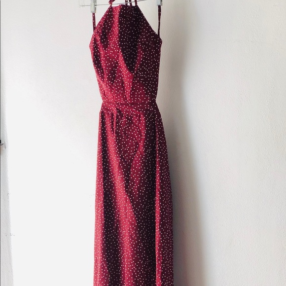 The Sienna polkadot maxi dress by Night walker - Picture 2 of 4